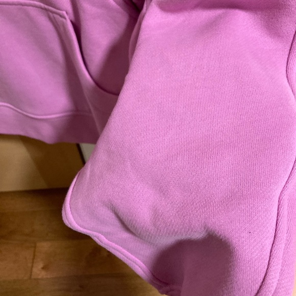 BNWOT XS/S Lululemon oversized half zip scuba. Dahlia Mauve - Picture 3 of 4
